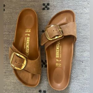 BIRKENSTOCK MADRID BIG BUCKLE IN GORGEOUS COGNAC COLOR